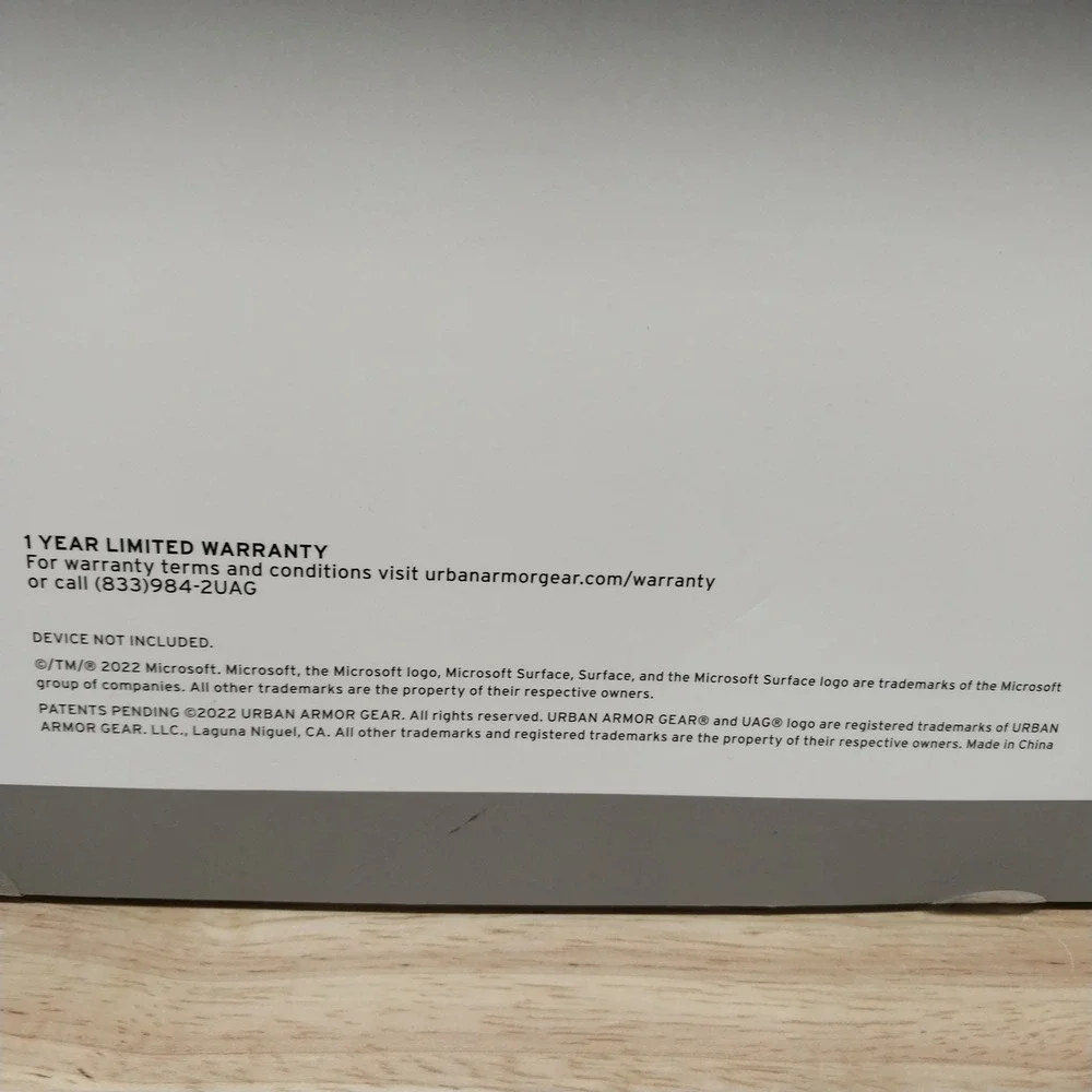 UAG Microsoft Surface Pro 9 Glass Shield Plus Screen Protector Clear